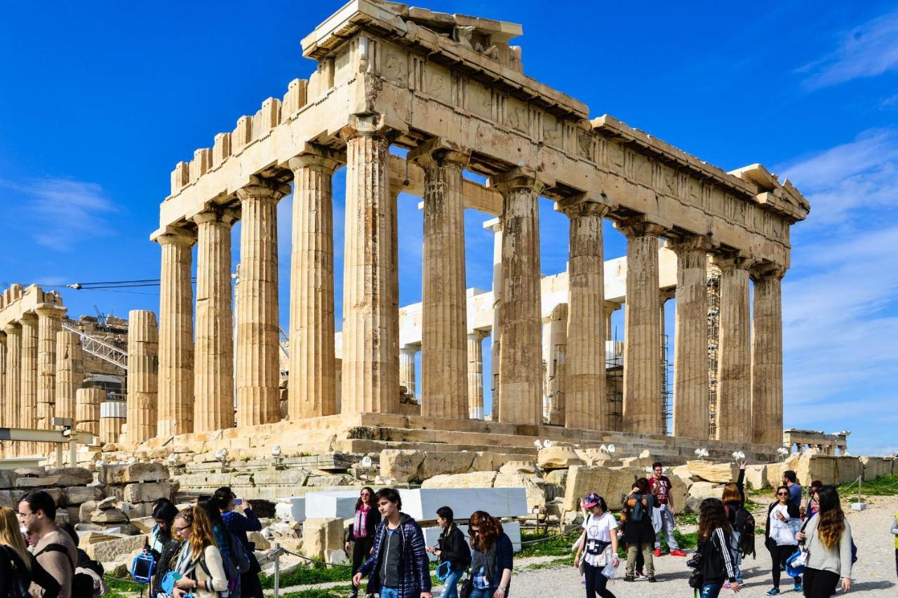Athens Cozy Studio 4 Min Walk To The Acropolis Hil Appartement Buitenkant foto